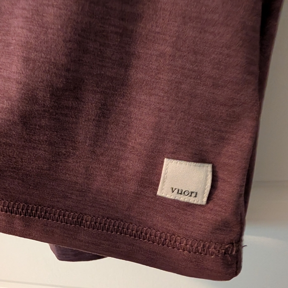 Vuori Large Women's Long Sleeve Top - dusty Light Purple - Picture 2 of 5